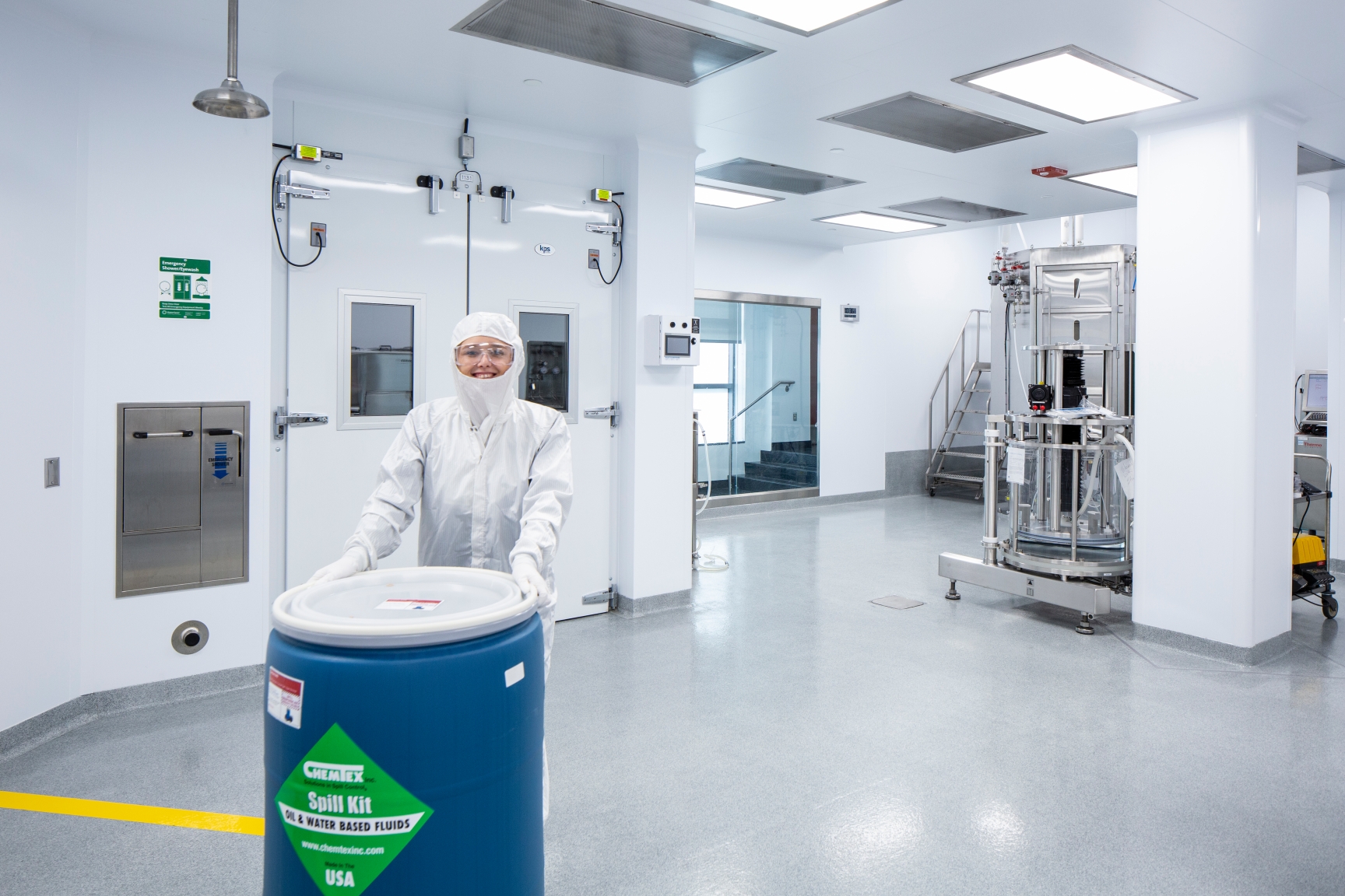 Superior Biopharmaceutical Manufacturing Facilities Prioritize Cleaning & Disinfection During Cleanroom Design