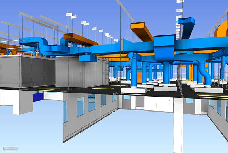 modular cleanroom design HVAC layout
