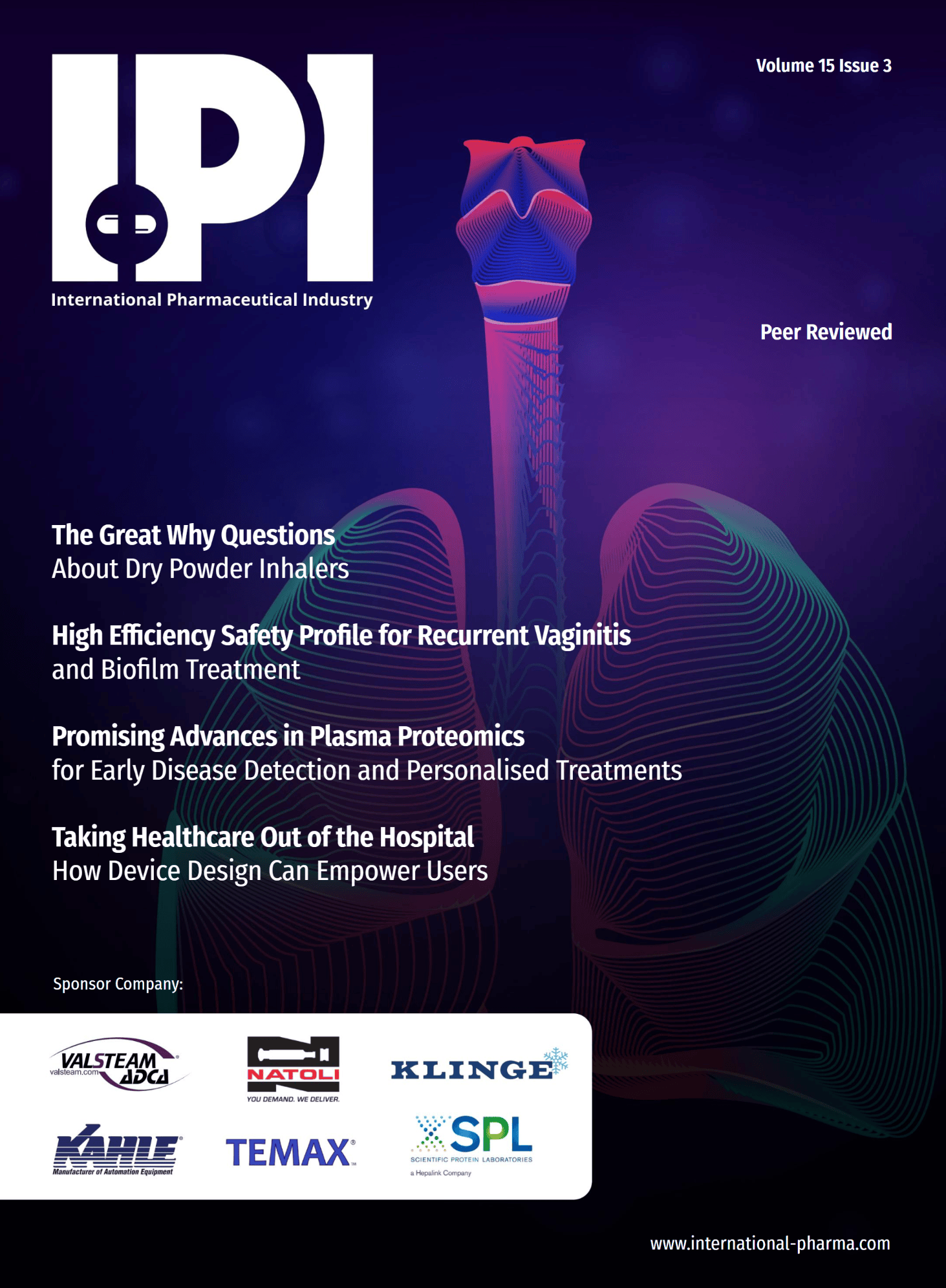 image of IPI magazine&rsquo;s cover that highlights AES Clean Technology&rsquo;s modular cleanrooms